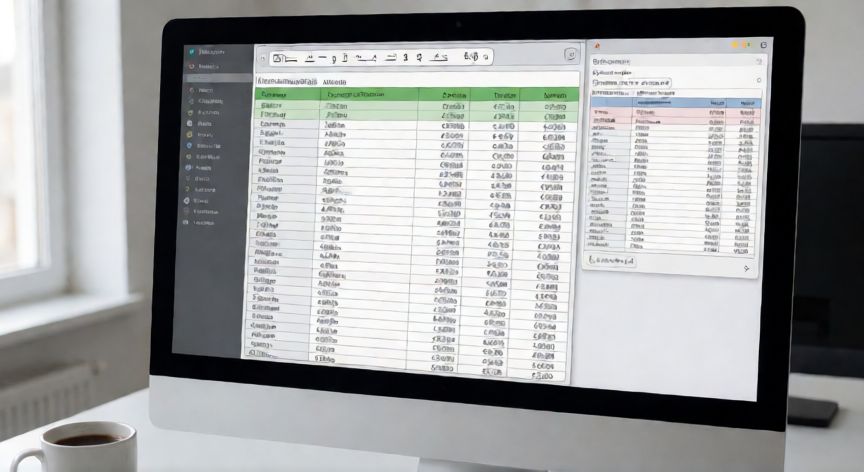 como jalar datos en excel de una hoja a otra, Pantalla de Excel mostrando una función BUSCARV que trae datos de otra hoja del libro de trabajo
