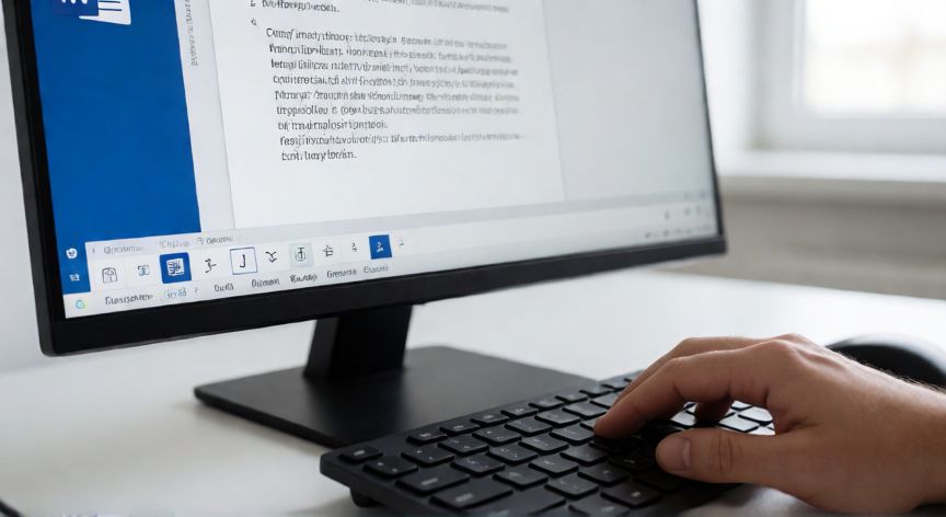 como justificar word, Pantalla de Microsoft Word mostrando el botón de justificar en la barra de herramientas de párrafo