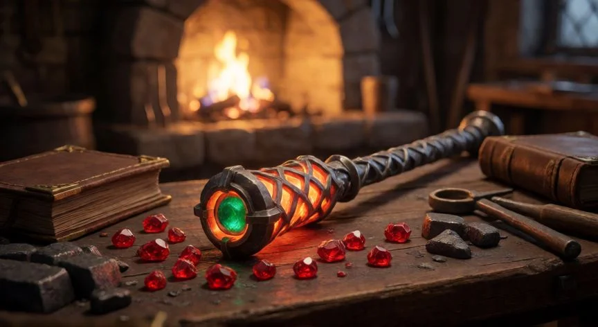 Cómo Mejorar un Bastón de Fuego: Guía Completa de Mejoras y Encantamientos