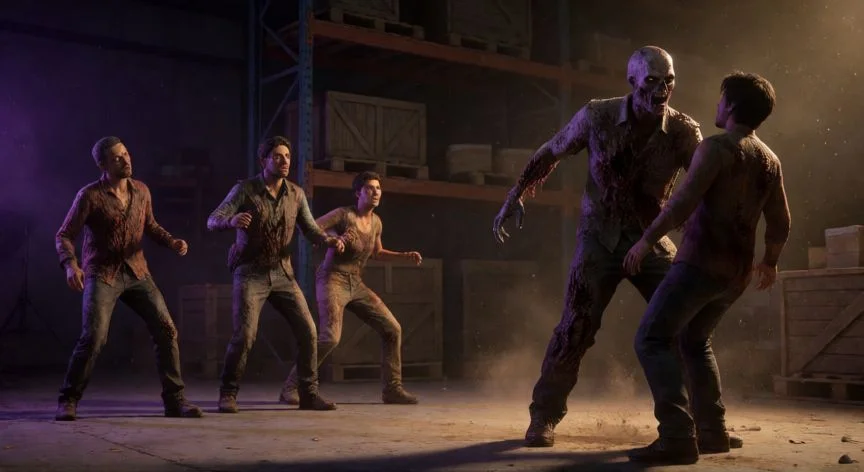 como mejorar como infectado en left 4 dead 2, Smoker arrastrando a un superviviente con la lengua en L4D2
