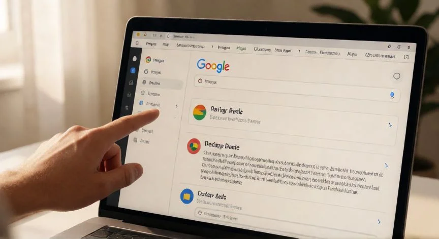 como mejorar mis busquedas en google, Pantalla de Google mostrando pestañas de filtrado y resultados segmentados
