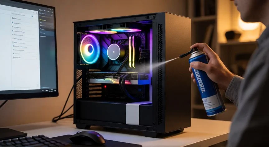como mejorar mis fps, Limpieza de polvo en la GPU y CPU de un PC para mejorar el rendimiento térmico