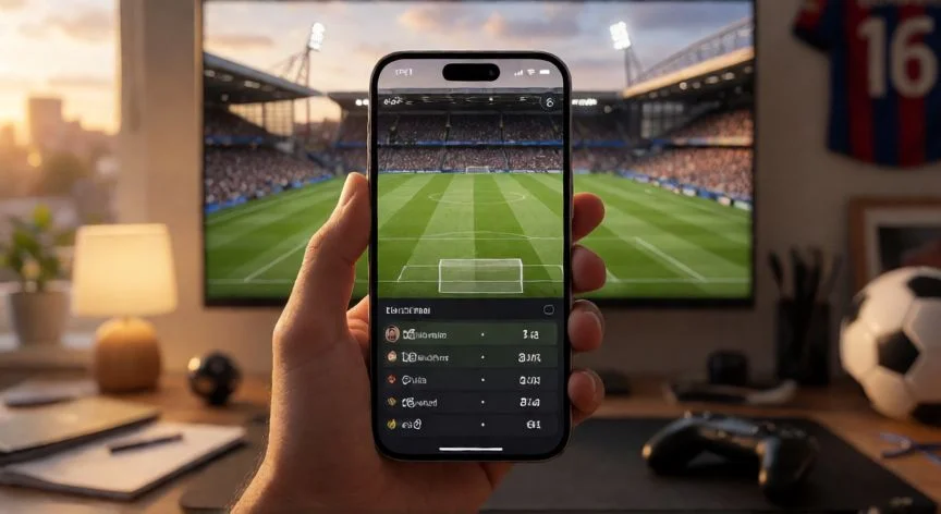 como mejorar mis jugadores en dls, Teléfono mostrando la interfaz de estadísticas de jugador en Dream League Soccer