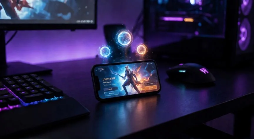 como mejorar mis personajes en dragon ball legends, Smartphone mostrando la pantalla de mejora de personaje con efectos de energía