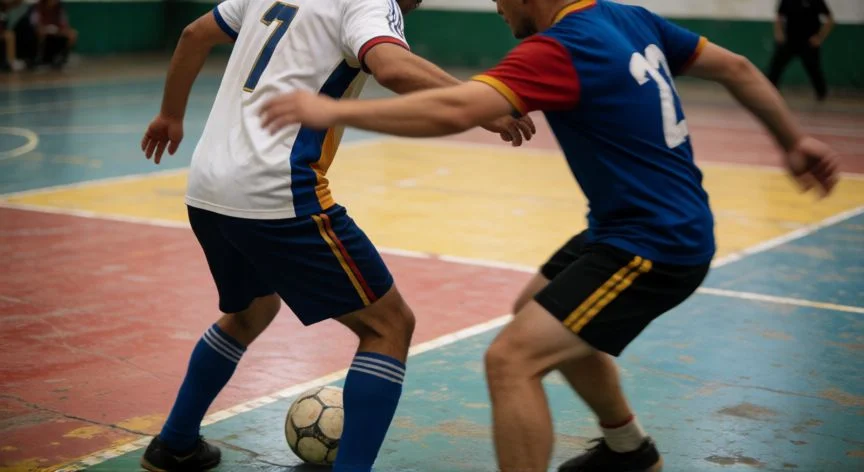 como mejorar mis regates, Duelo uno contra uno en pista reducida durante un ejercicio de regate