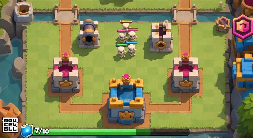 como mejorar mis torres en clash royale, Defensa estratégica de torres en Clash Royale con Cañón y Torre Inferno