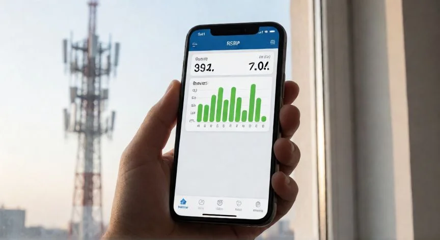 como mejorar señal 4g, Verificando la intensidad de señal 4G con app de diagnóstico en el móvil
