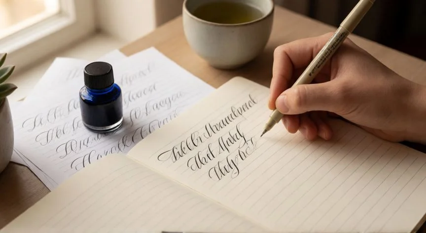 Cómo mejorar tu caligrafía en 30 días: plan diario realista