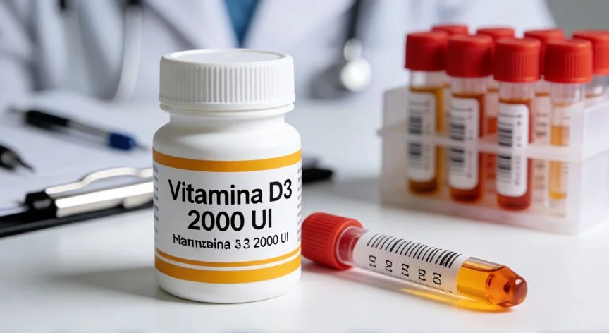 como mejorar vitamina d, Suplemento de vitamina D3 y analítica de sangre para controlar niveles