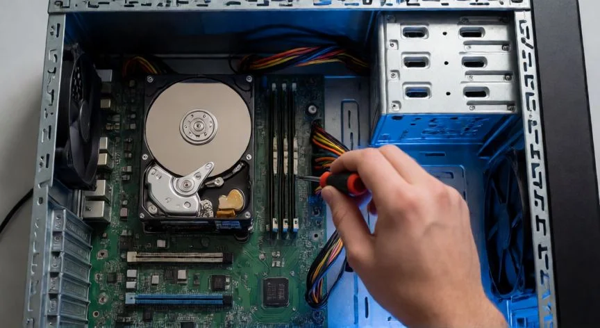 como mejorar windows 7, Mantenimiento interno de PC con disco duro y memoria RAM