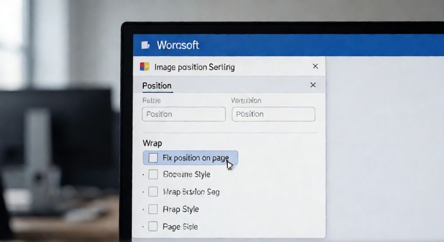 como mover en word una imagen, Cuadro de diálogo de posición y envoltura de imagen en Word
