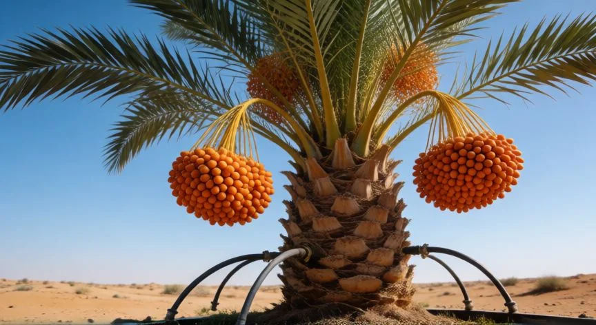 como plantar datiles, Germinación de huesos de dátil en perlita húmeda