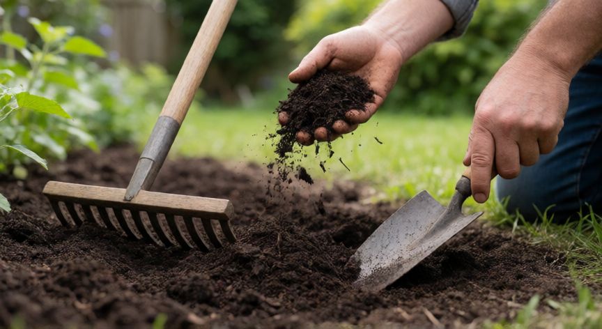 como plantar dichondra repens, Preparación del suelo para plantar césped de Dichondra repens