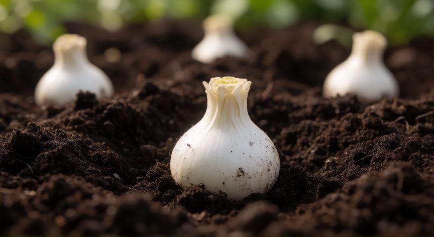 como plantar don diego de noche, Plantación de bulbos de don diego de noche en tierra fértil