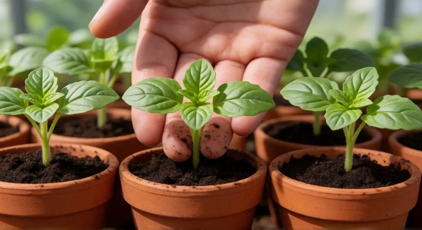 como plantar oregano con semillas, Manojos de orégano colgados boca abajo secándose en despensa rústica con tarro etiquetado