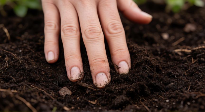 como plantar puerros, Preparación del suelo con compost para plantar puerros