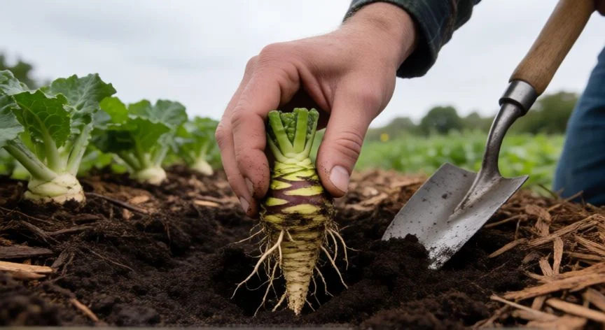 como plantar wasabi, Rallando wasabi fresco con un oroshiki japonés en cocina casera
