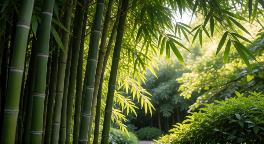 como plantar xanana, Tallos de xanan maduros creciendo en un entorno verde y soleado