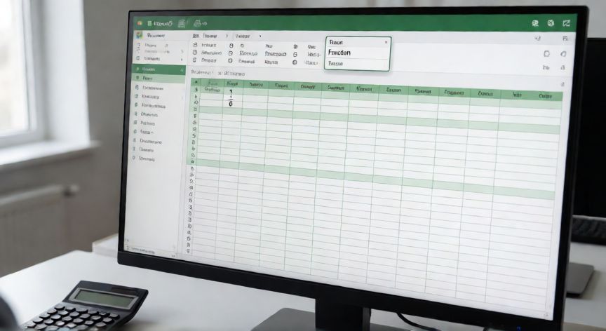 como poner 1/8 en excel, Hojilla de Excel con la celda formateada como fracción mostrando 1/8