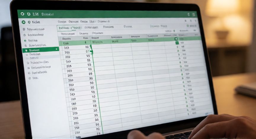 como poner en excel 3 4, Hoja de cálculo Excel con secuencia numérica 3 y 4 en celdas consecutivas