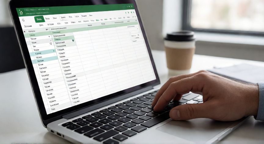 como poner en excel opciones de respuesta, Hojilla de Excel mostrando una celda con lista desplegable de opciones de respuesta