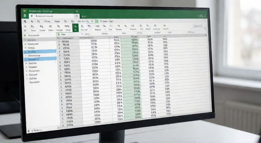 como poner en porcentaje excel, Pantalla de Excel mostrando el botón de porcentaje en la barra de herramientas