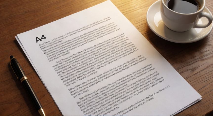 como poner en word justificado, Documento impreso con texto justificado mostrando bordes rectos a ambos lados