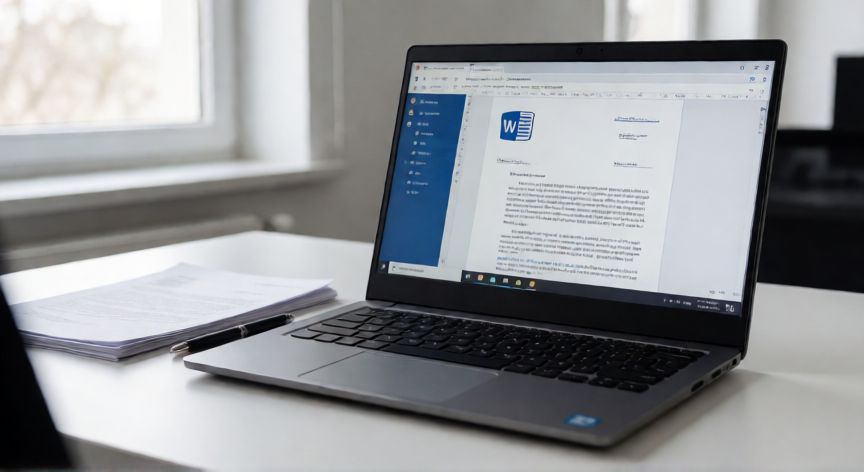 como poner en word oficio, Pantalla de Microsoft Word mostrando la estructura de un oficio formal en proceso de redacción