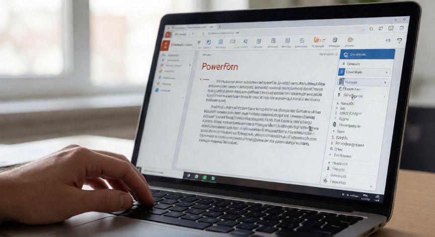 como poner interlineado 1.5 en powerpoint, Pantalla de PowerPoint mostrando el menú de interlineado con la opción 1,5 seleccionada