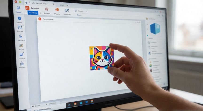 como poner un gif en powerpoint y que se mueva, Arrastrando un archivo GIF desde el explorador de Windows a una diapositiva de PowerPoint