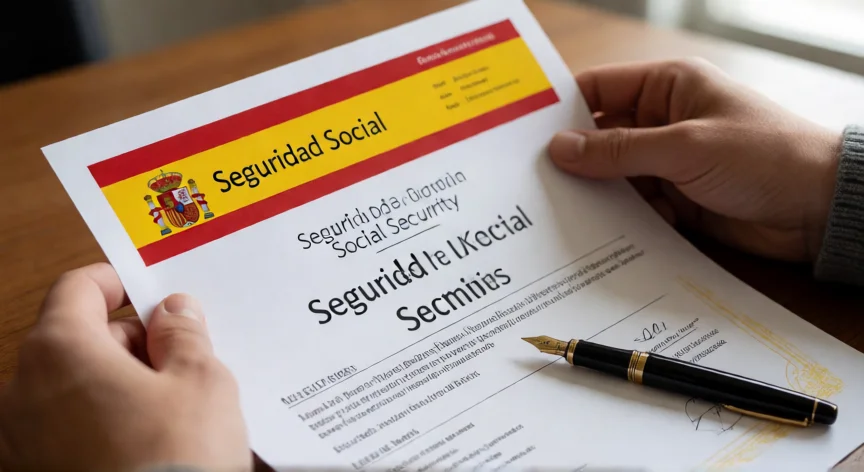como puedo aumentar mis años de cotizacion, Manos sosteniendo un certificado de períodos de cotización de la Seguridad Social