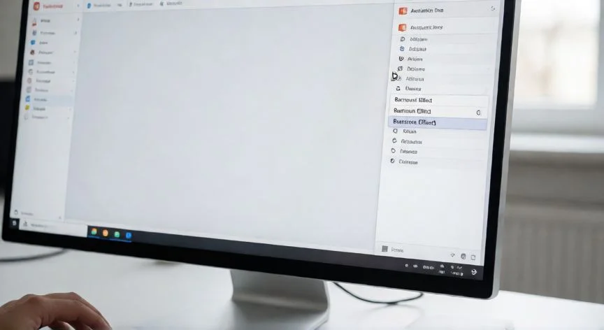 como quitar animaciones en powerpoint, Interfaz de PowerPoint con el panel de animación abierto y el menú contextual de eliminar efecto visible