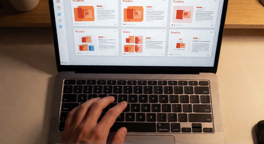 como quitar diapositivas en powerpoint, Manos usando la tecla Supr para eliminar diapositivas en PowerPoint