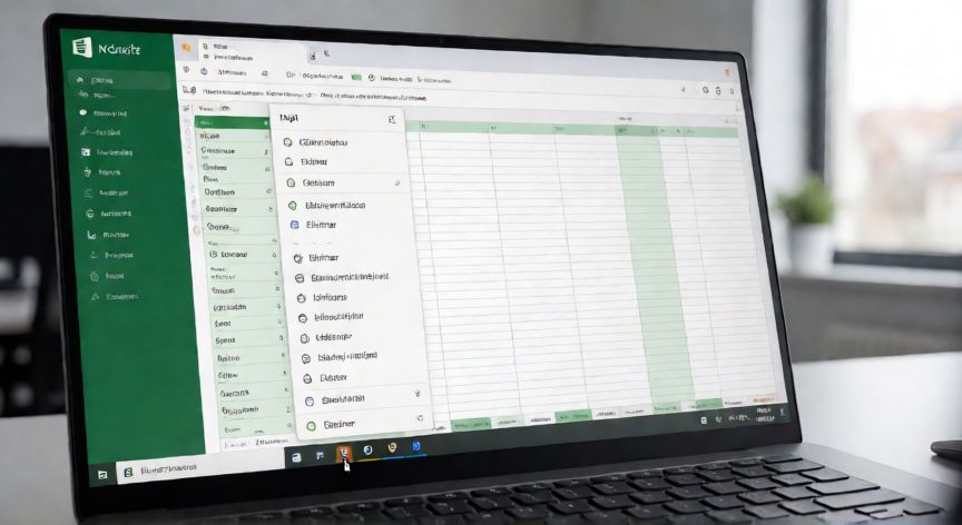 como quitar excel pagina 1, Ventana de Excel con clic derecho en la primera hoja para eliminarla