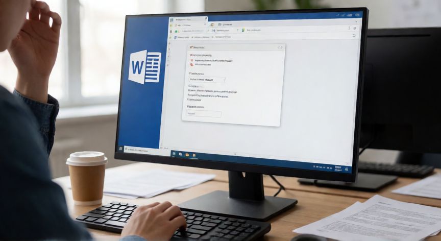 como recuperar un documento en word que no se guardo, Persona frustrada intentando recuperar un documento de Word sin guardar en su ordenador