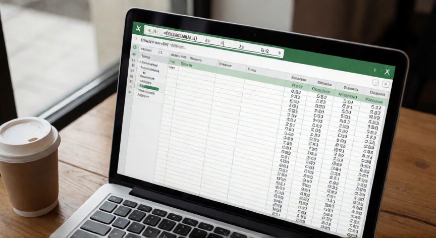 como redondear en excel a dos decimales, Pantalla de Excel mostrando la función REDONDEAR aplicada a una columna de datos con dos decimales