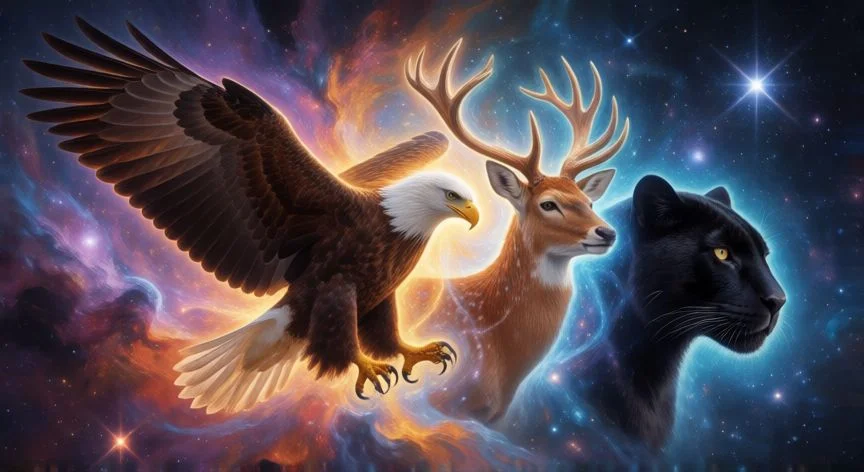 como saber que animal espiritual soy, Diario de sueños con notas sobre animales y una figura de búho tallada