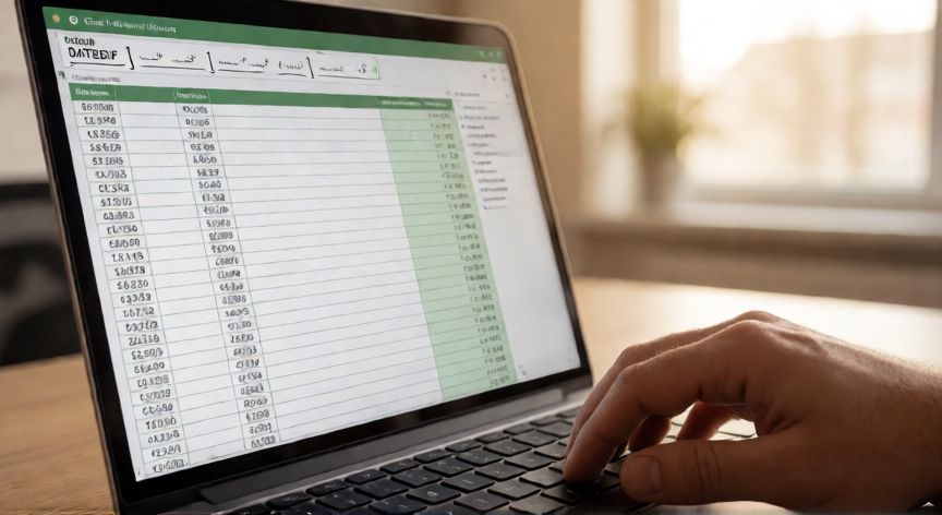 como sacar en excel la edad, Pantalla de Excel mostrando fórmula DATEDIF para calcular edades en una tabla