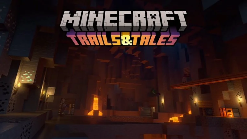 Arte promocional Minecraft Trails and Tales, interior cámaras de prueba