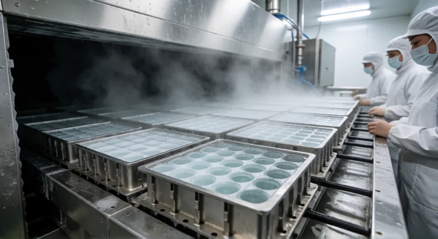 Cómo se fabrica el hielo en cubitos: proceso completo