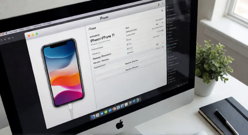 como se reinicia de fabrica iphone 11, Método alternativo de restaurar iPhone 11 mediante iTunes en un Mac