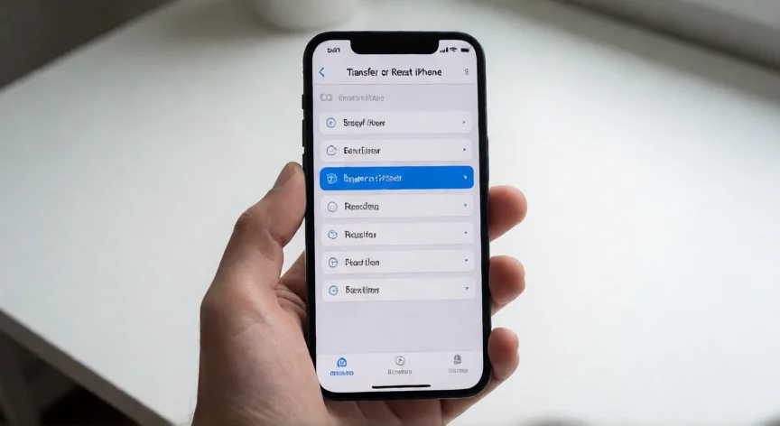 como se reinicia de fabrica un iphone 13, iPhone 13 mostrando la opción Borrar contenido y ajustes en Ajustes