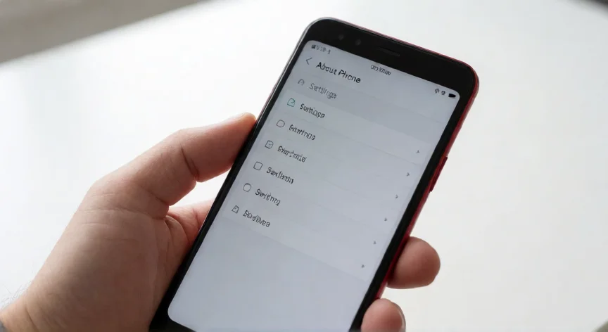 como se reinicia de fabrica un xiaomi, Pantalla de ajustes de un Xiaomi mostrando la sección Acerca del teléfono