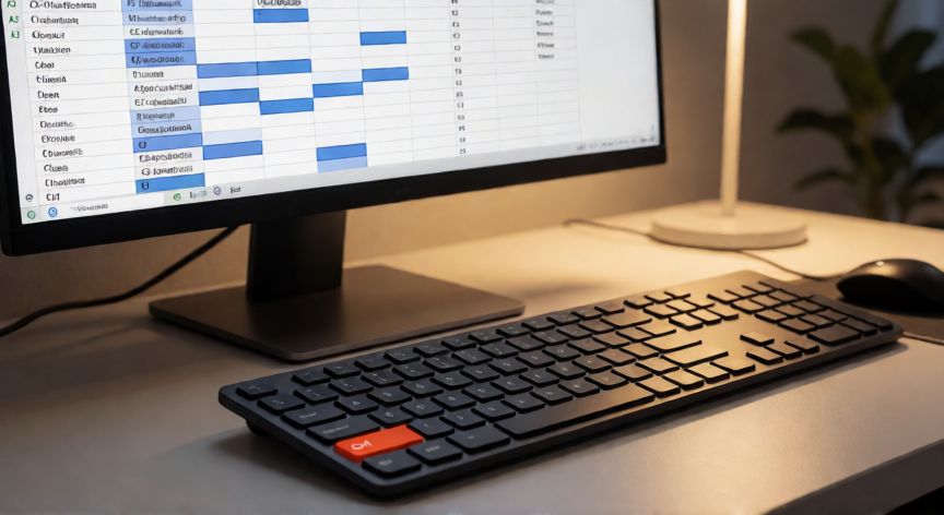 como seleccionar en excel varias celdas, Uso de Ctrl y atajos de teclado para seleccionar celdas no contiguas en Excel