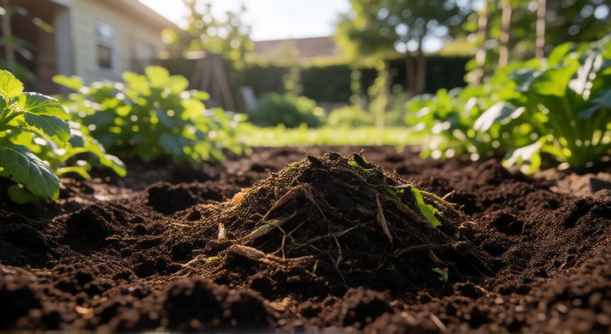 como sembrar calabacines, Preparacion del suelo con compost para la siembra de calabacines