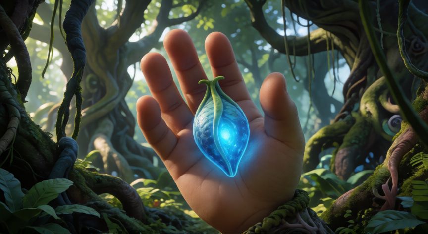 como sembrar en avatar world, Recolección de semillas brillantes en la jungla alienígena de Avatar World