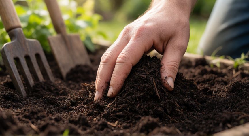 como sembrar espinacas en el huerto, Preparación del suelo en el huerto para el cultivo de espinacas