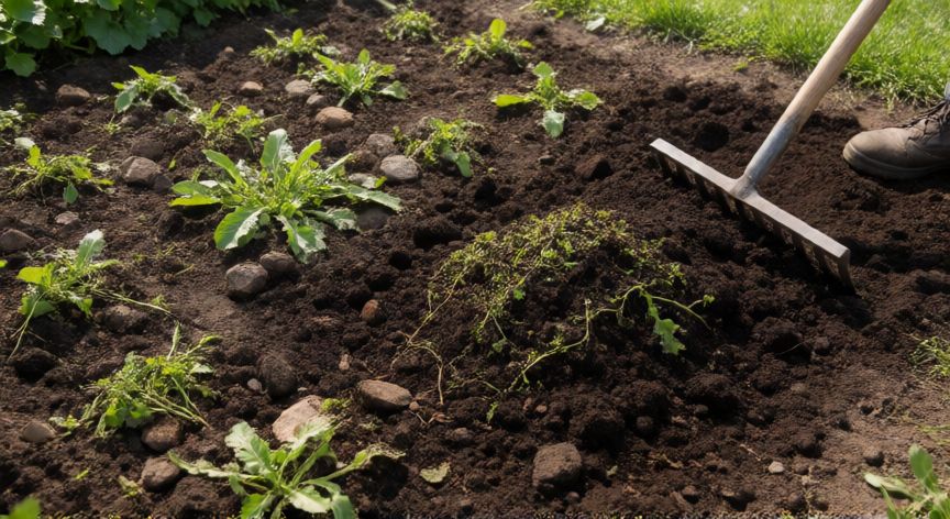 como sembrar grama, Preparación del suelo para la siembra de grama con abono orgánico