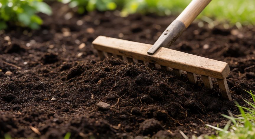como sembrar grama gruesa, Preparacion del suelo con compost para sembrar grama gruesa