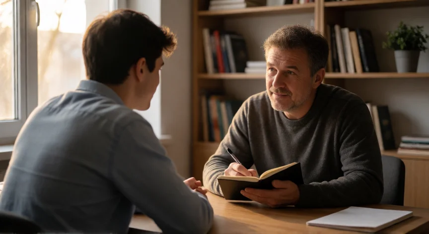 como ser mejor lider, Conversación uno a uno empática entre un líder y un miembro del equipo